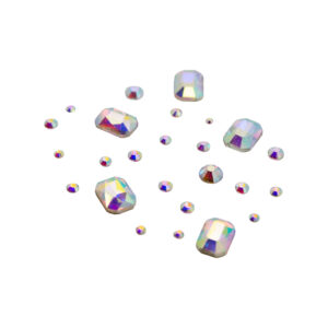 Rhinestone mix square 20 pcs