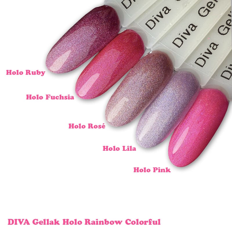 DIVA Gellak Holo ruby - Afbeelding 2
