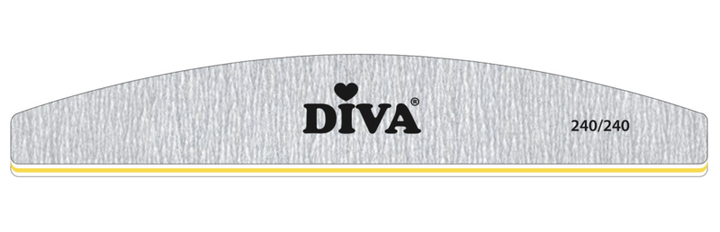 10 Diva Zebra Vijl Half Moon 240/240