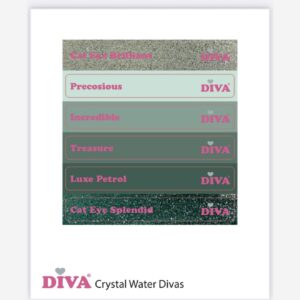 Diva Gellak Naamstickers Crystal Water Divas collectie