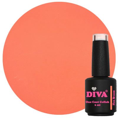 Diva one coat Gellak 6ml Fizz Breeze (miss mellow palette collection)