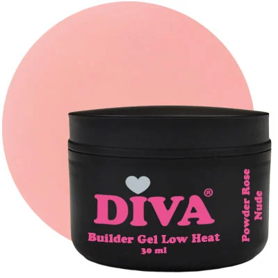 DIVA Builder Gel LOW HEAT Powder Rose Nude 50 ml