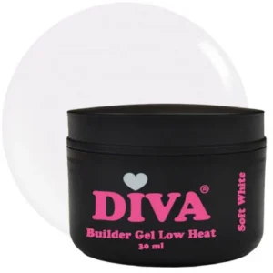 DIVA Builder Gel LOW HEAT Soft White 30 ml