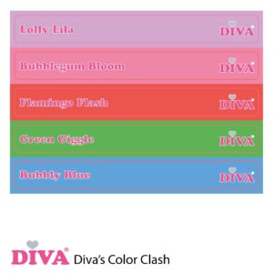 Diva Naamstickers set Color Clash