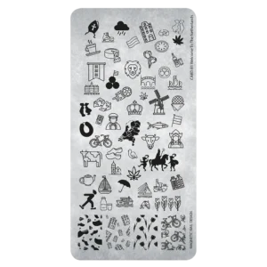 Stampingplate 81 Welkom to the Netherlands