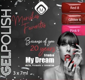 Gelpolish Set 3x7ml Mariska's favorites