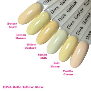 Alternative view of Diva Gellak 10ml Butter Glow  ( Set Hello Yellow Glow)