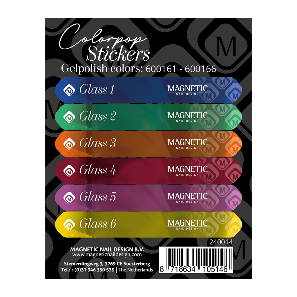 Gelpolish Glass Colorpop Stickervel