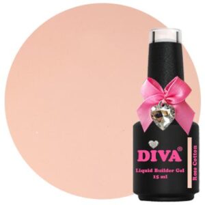 Diva Liquid Builder gel Rose Cotton 15ml flesje