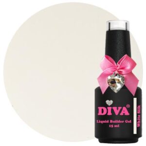 Diva Liquid Builder gel White Silk 15ml flesje