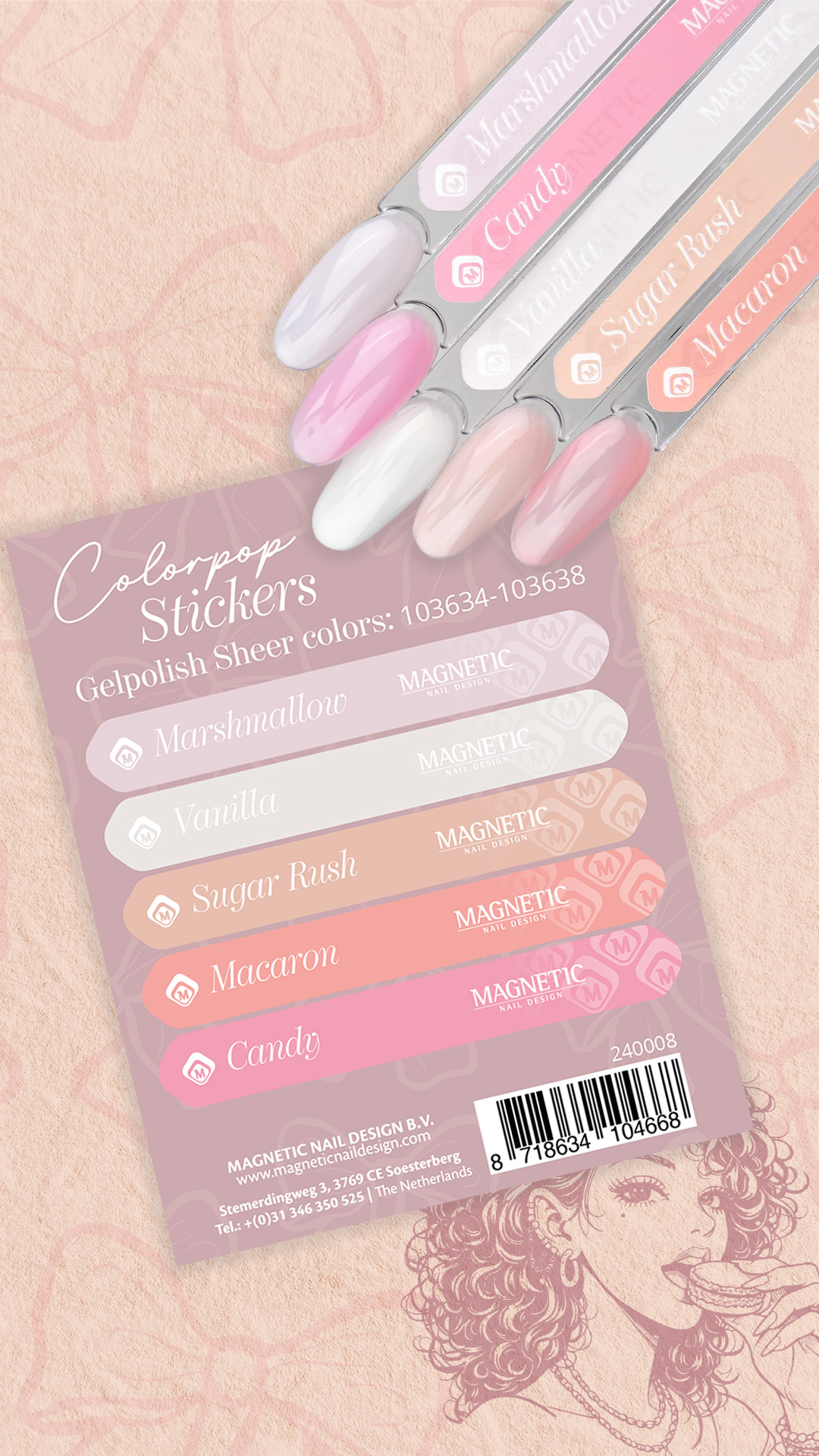 Colorpop Stickervel Sheer Gelpolishes