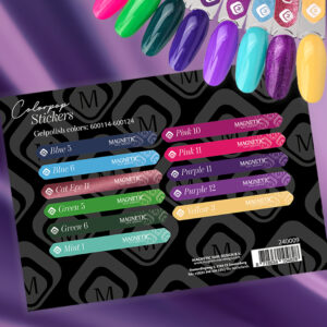 Colorpop Stickervel Gelpolish 600114 t/m 600124
