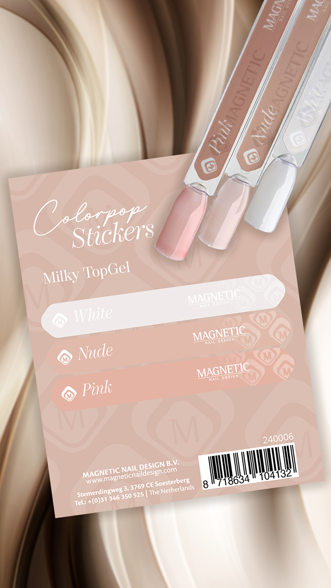 Colorpop Stickervel Milky Topgels