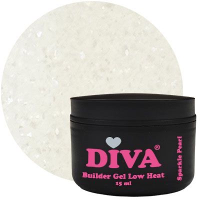 Diva Low Heat Builder Gel Sparkle Pearl