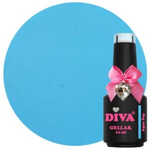 Diva Gellak Aqua Pop 10ml  (Aqua diva vibes)