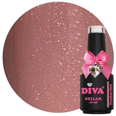Diva Gelpolish Freedom Pink 10ml (Miss Sparkle)