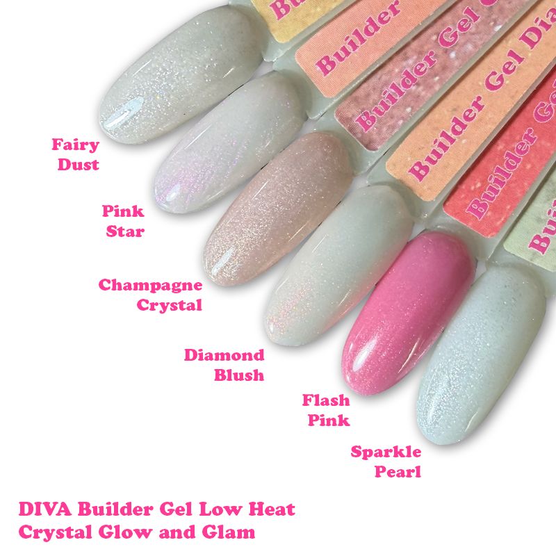 Diva Low Heat Builder Gel Flash Pink - Afbeelding 2