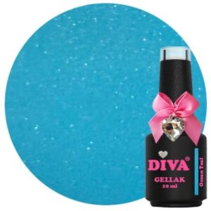 Diva Gellak Ocean Teal 10ml  (Aqua diva vibes)
