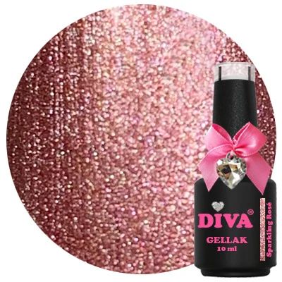 Diva Gelpolish Sparkling Rosé 10ml (Miss Sparkle)