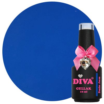 Diva Gellak Denim Jeans 10ml (Royal Blue and Berry collectie)