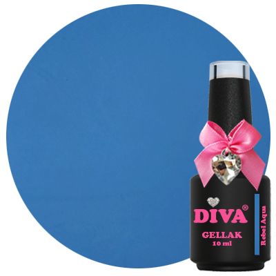 Diva Gellak Rebel Aqua 10ml (Royal Blue and Berry collectie)