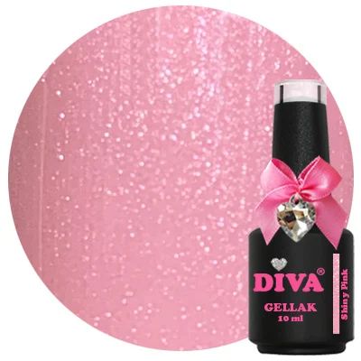Diva Gelpolish Shiny Pink 10ml (Miss Sparkle)