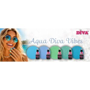 Diva Set Aqua Diva Vibes collectie 5x10ml (actieprijs) gratis naamstickers