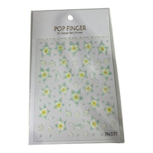 Sticker Flower mint/green