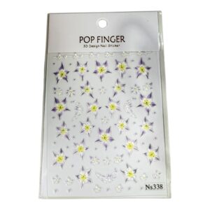 Sticker Flower paars