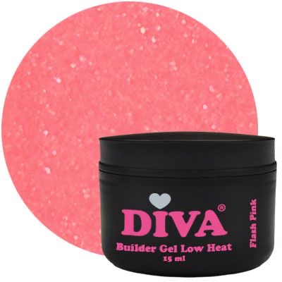 Diva Low Heat Builder Gel Flash Pink