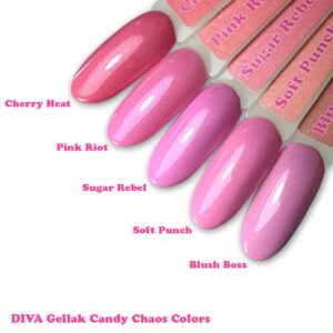 Alternative view of Diva Gelpolish Blush Boss (Set Candy Chaos Colors)