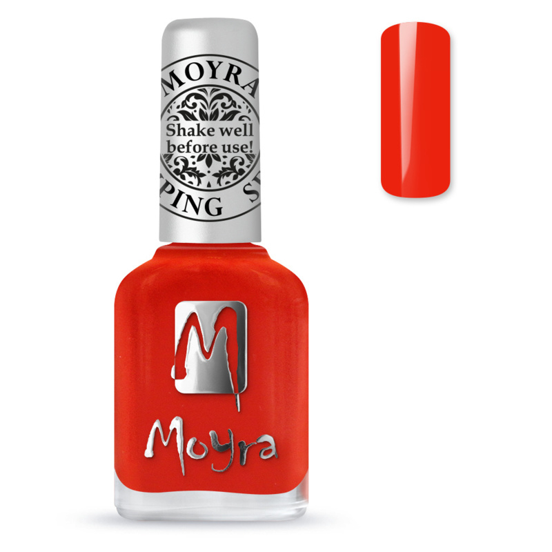 Moyra stamping nail polish 41 Amber orange