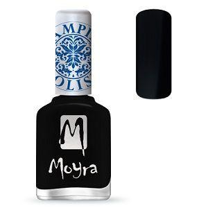 Moyra stamping nail polish black sp06