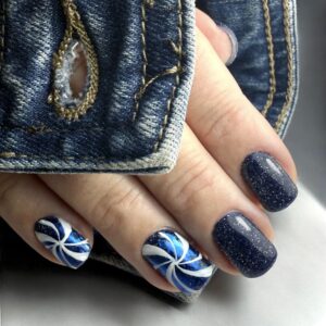 Christmas nail art 4 uur 5 November