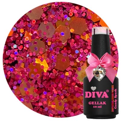 Diva Gellak Candy Spark 10ml (Flame of Passion collectie)